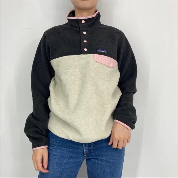 Patagonia Jackets & Blazers - Patagonia Lightweight Synchilla Snap-T Pullover Pelican and Ink sz xs